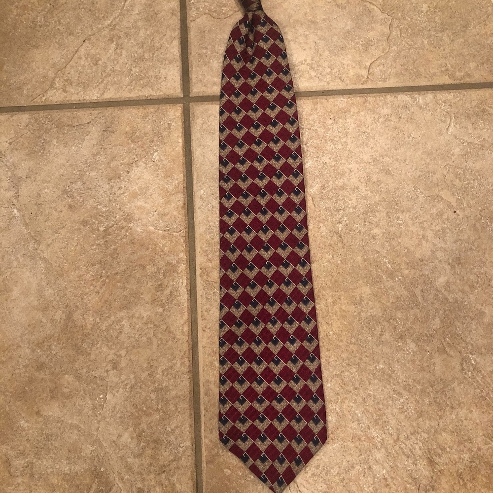 ♦️ 5 for $25! ♦️ Kenneth Cole Burgundy Tie
